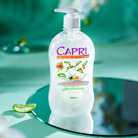 Why Capri’s Aloe Vera, Honey & Milk Protein Handwash is a Must-Have for Soft Hands