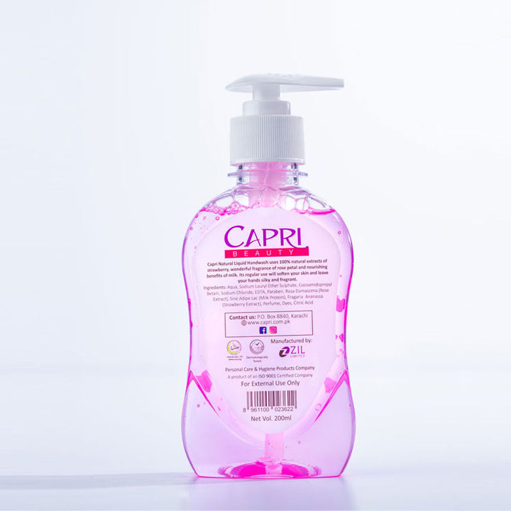 Capri Strawberry & Rose Petals Handwash