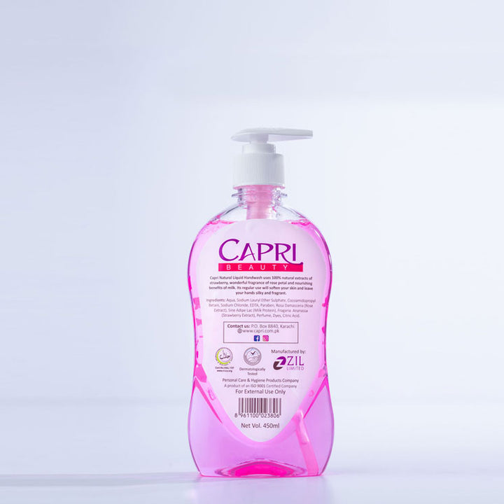 Capri Strawberry & Rose Petals Handwash