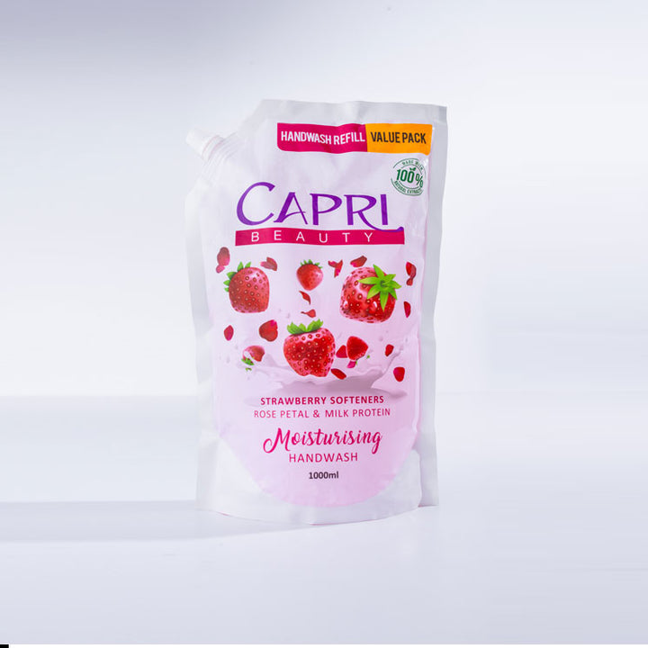 Capri Strawberry & Rose Petals Handwash - Refill Pack